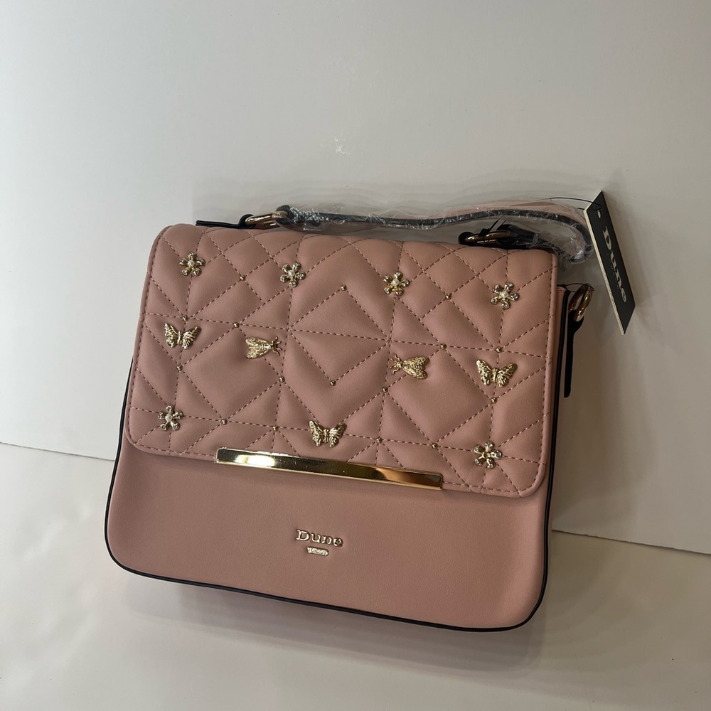 Pink Quilted Dune London Purse NWT